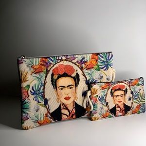 Frida woven clutch set // women - handmade